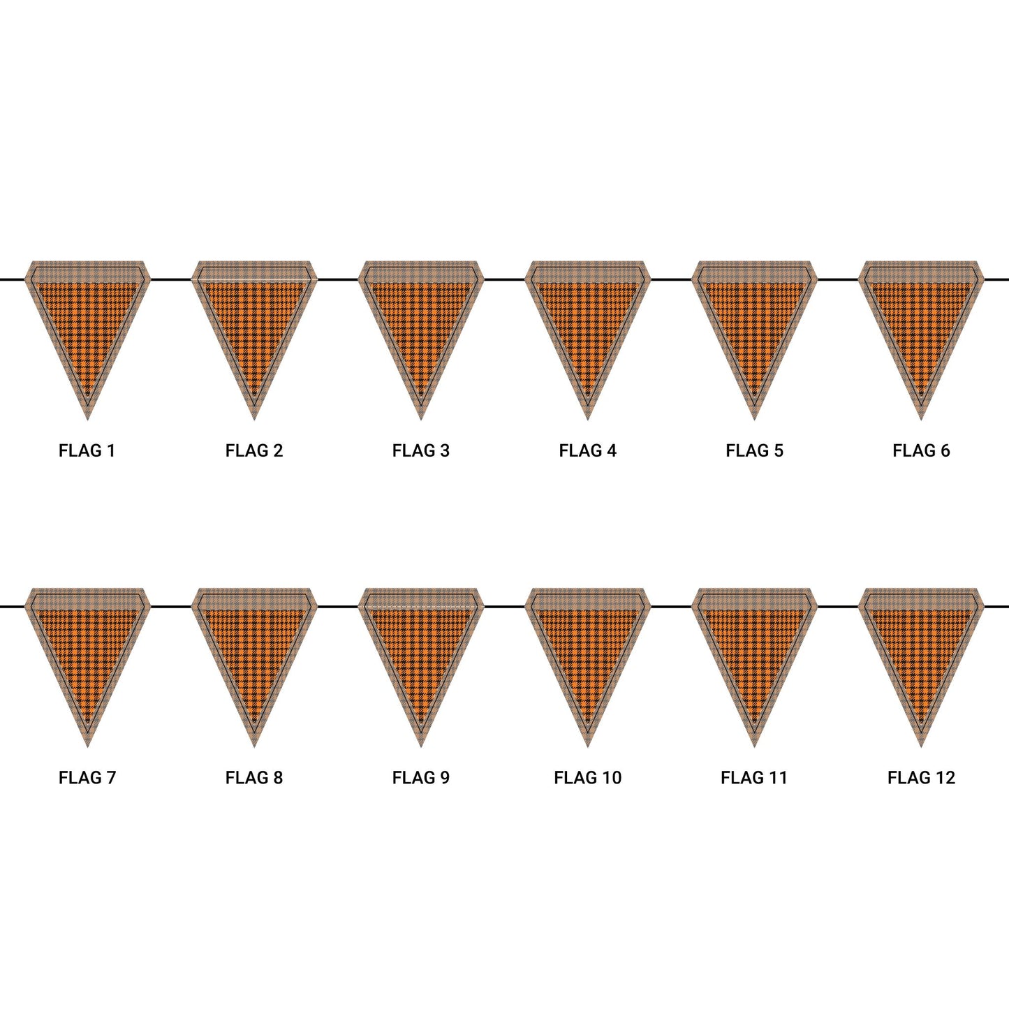 Flag Garland | Princeton, New Jersey | Tweed