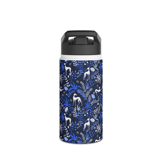 Insulated Water Bottle | Greyhounds | Blue Fern