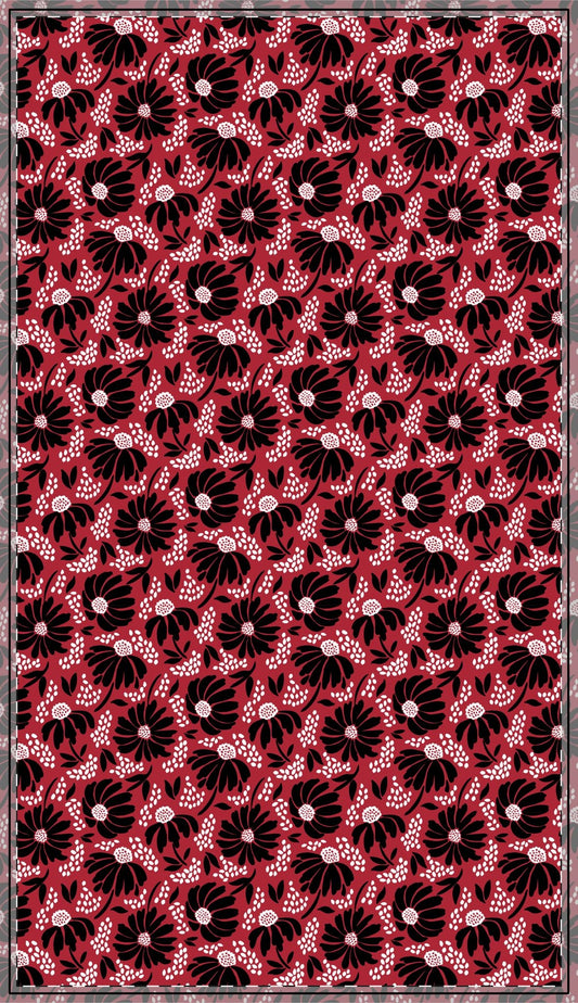 Tablecloth | Red & Black | Bellis