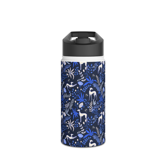 Insulated Water Bottle | Greyhounds | Blue Fern