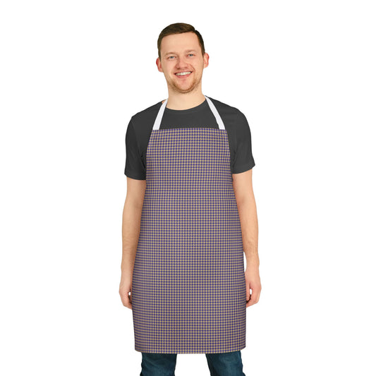 Apron | Purple & Gold | Houndstooth