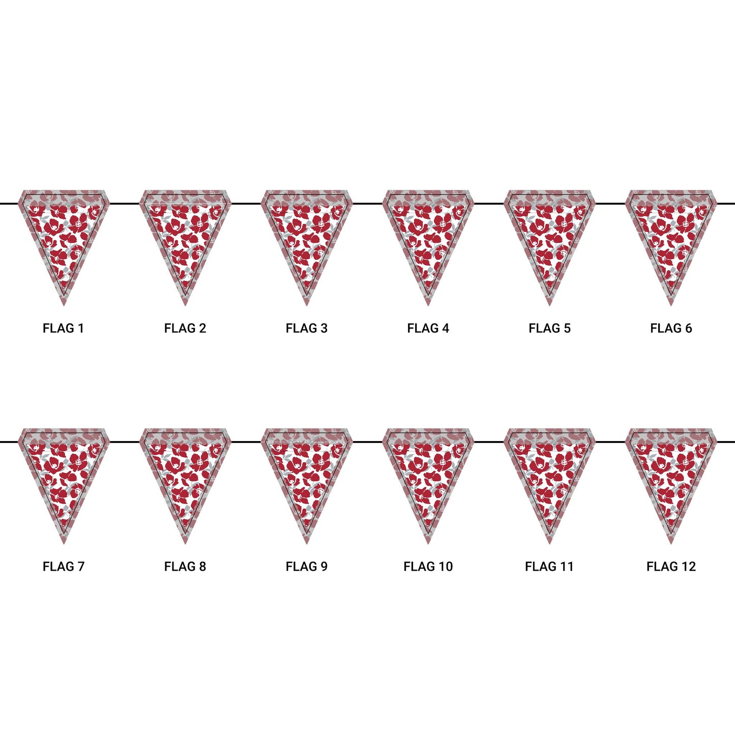 Flag Garland | Columbus, Ohio | Poppy