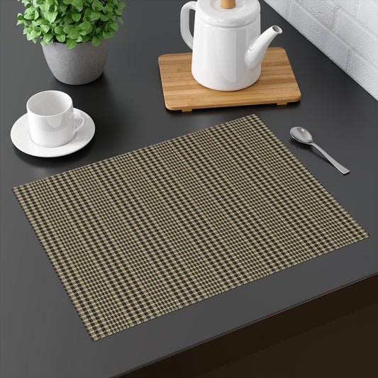 Placemat | Black & Gold | Tweed