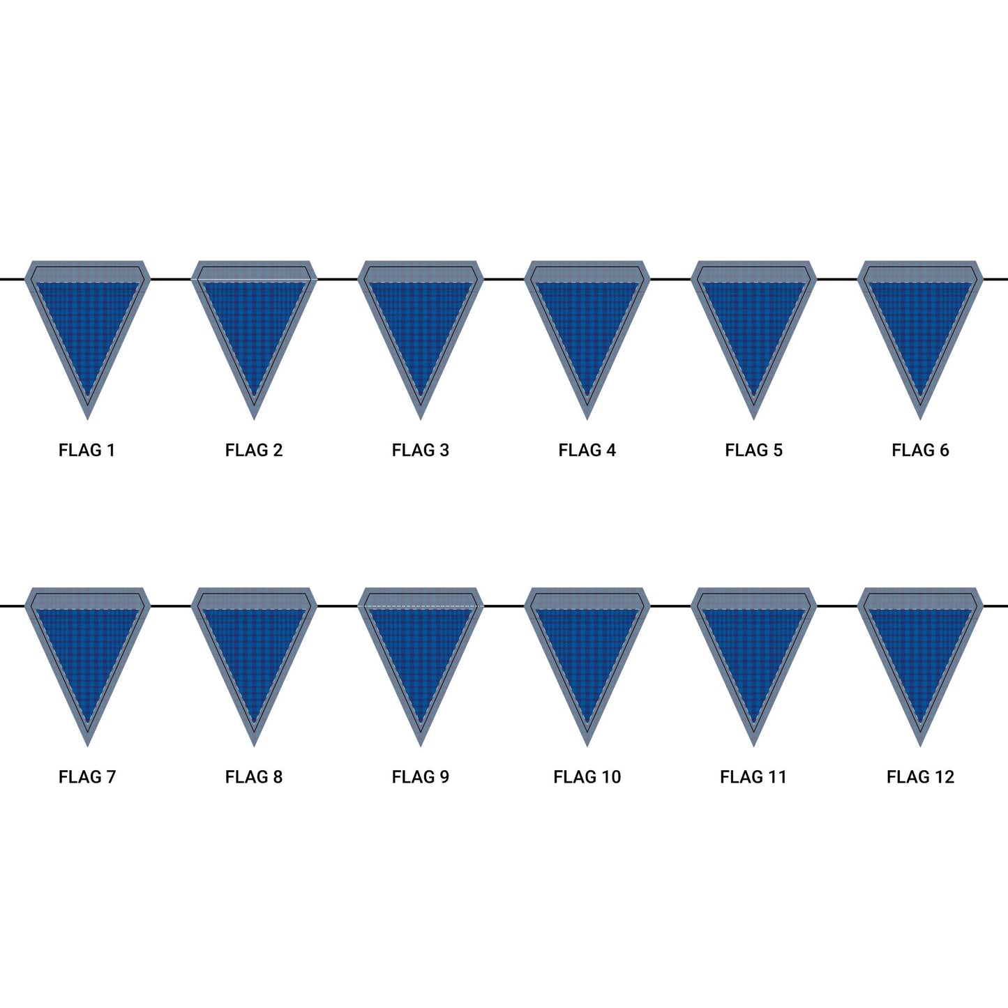 Flag Garland | Durham, North Carolina | Tweed