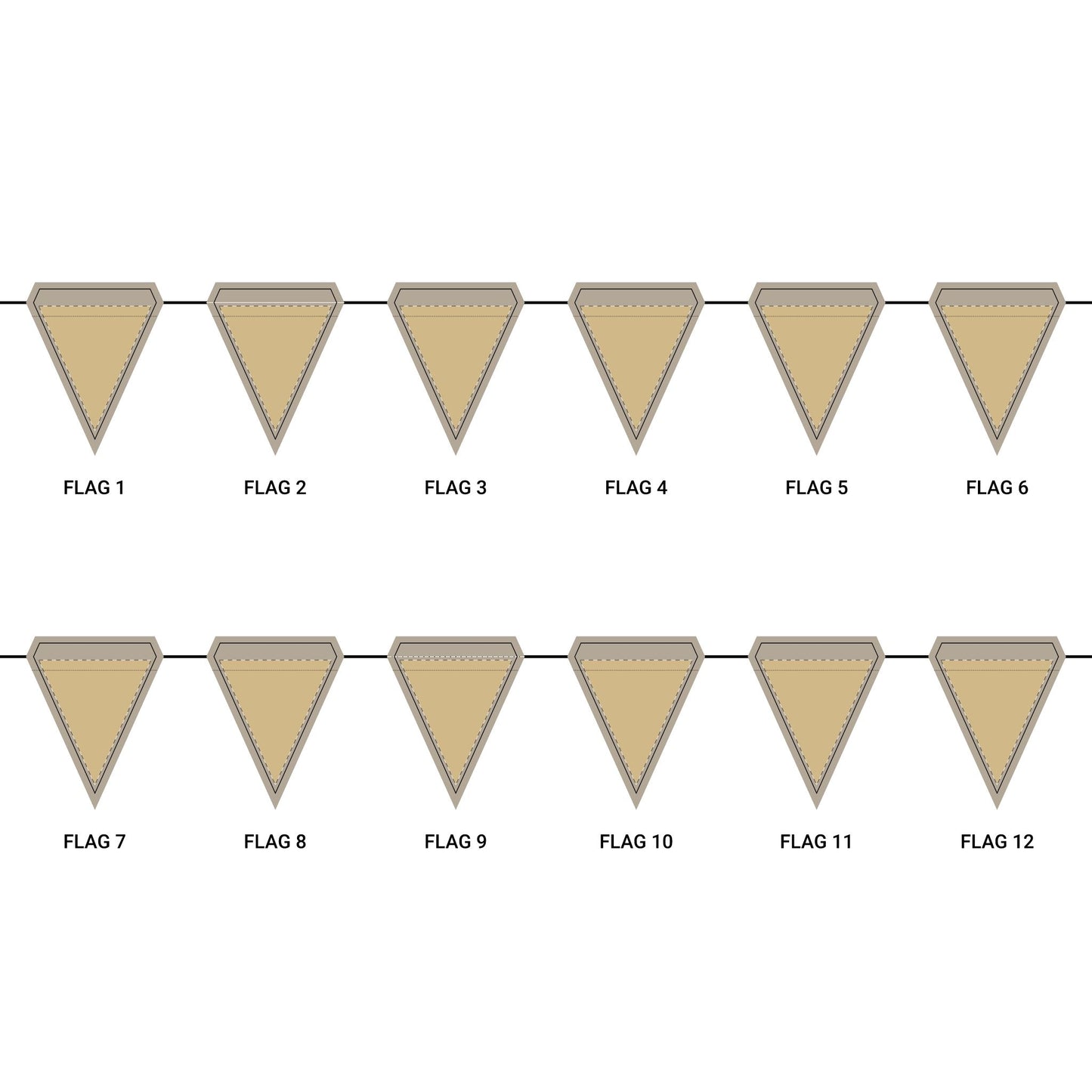 Flag Garland | Tallahassee, Florida | Light