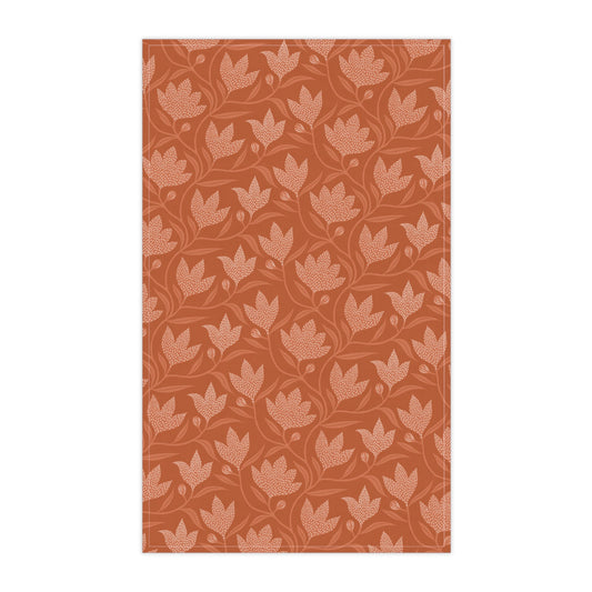Tea Towels | Dark Orange & White | Magnolia
