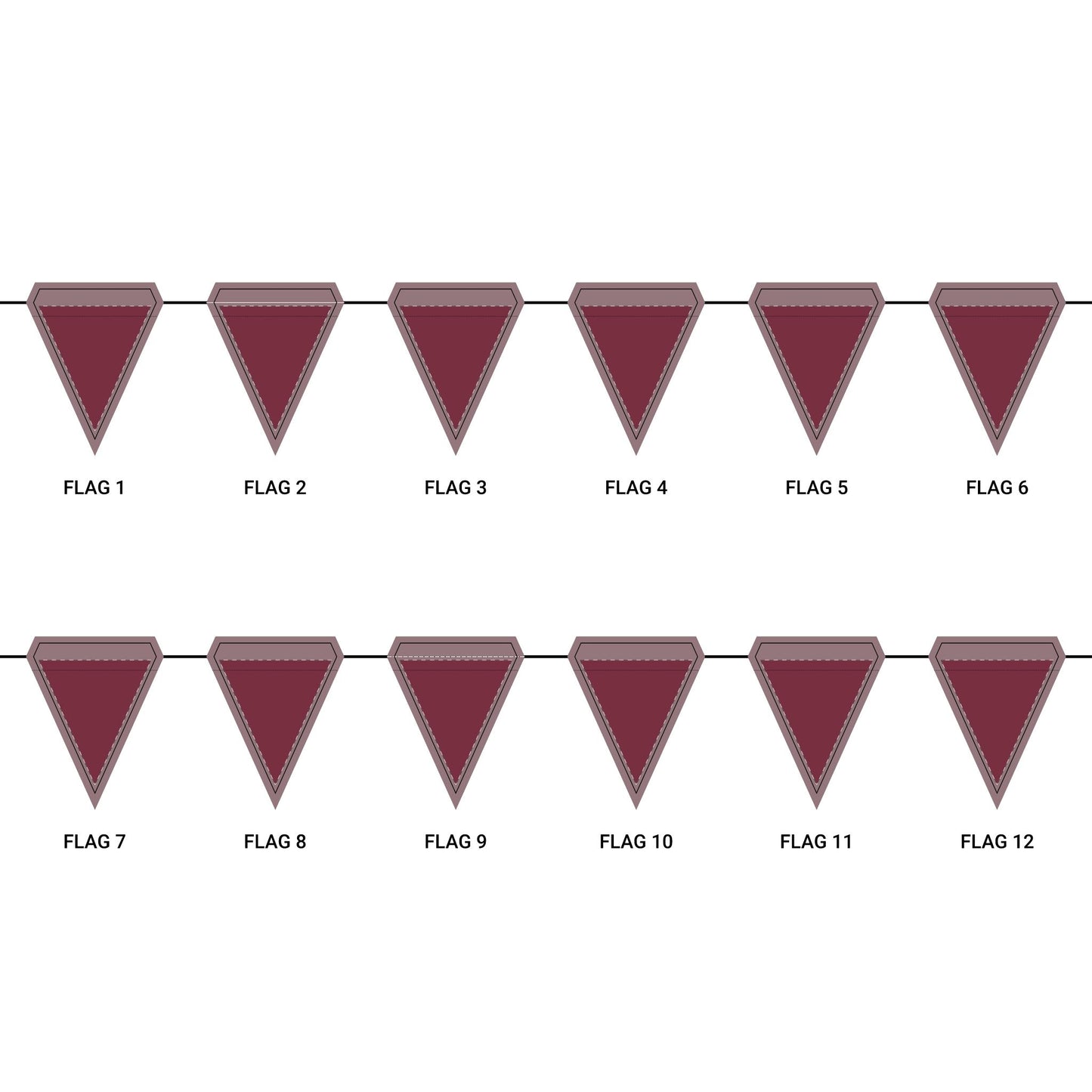 Flag Garland | Tallahassee, Florida | Dark