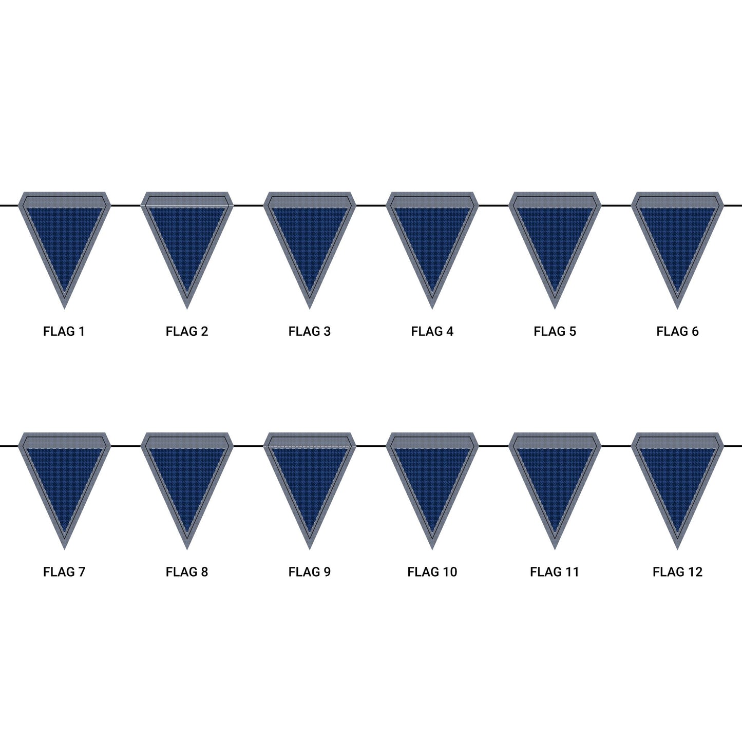 Flag Garland | State College, Pennsylvania | Tweed