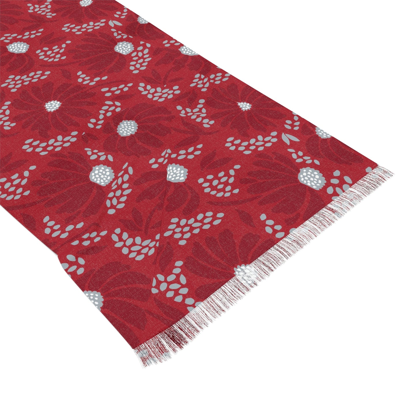 Scarf | Red & Gray | Bellis