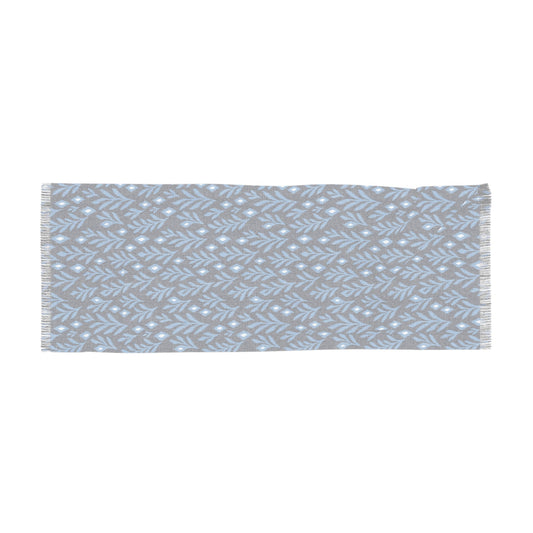 Scarf | Light Blue & White | Laurel