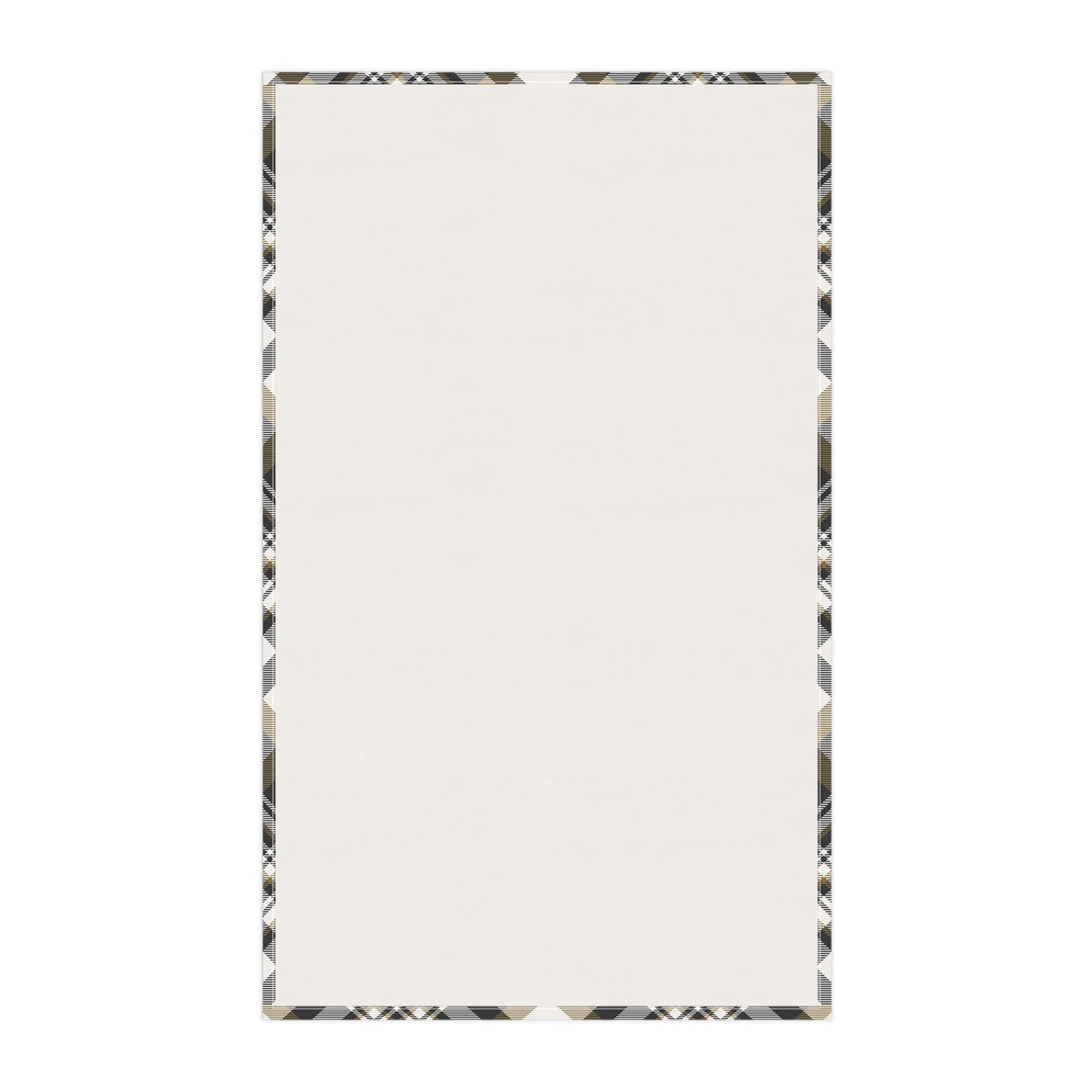 Tea Towel | Black & Gold | Tartan
