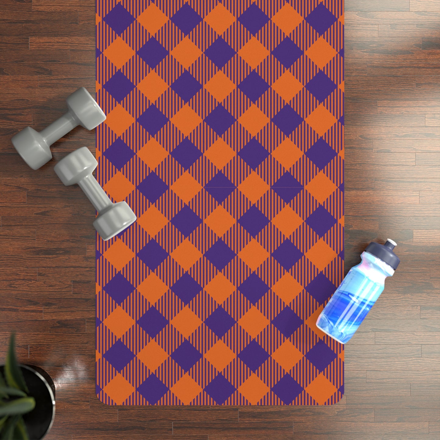 Yoga Mat | Clemson, South Carolina | Gingham