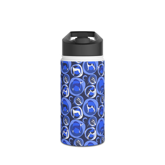 Insulated Water Bottle | Greyhounds | Blue Bubbles