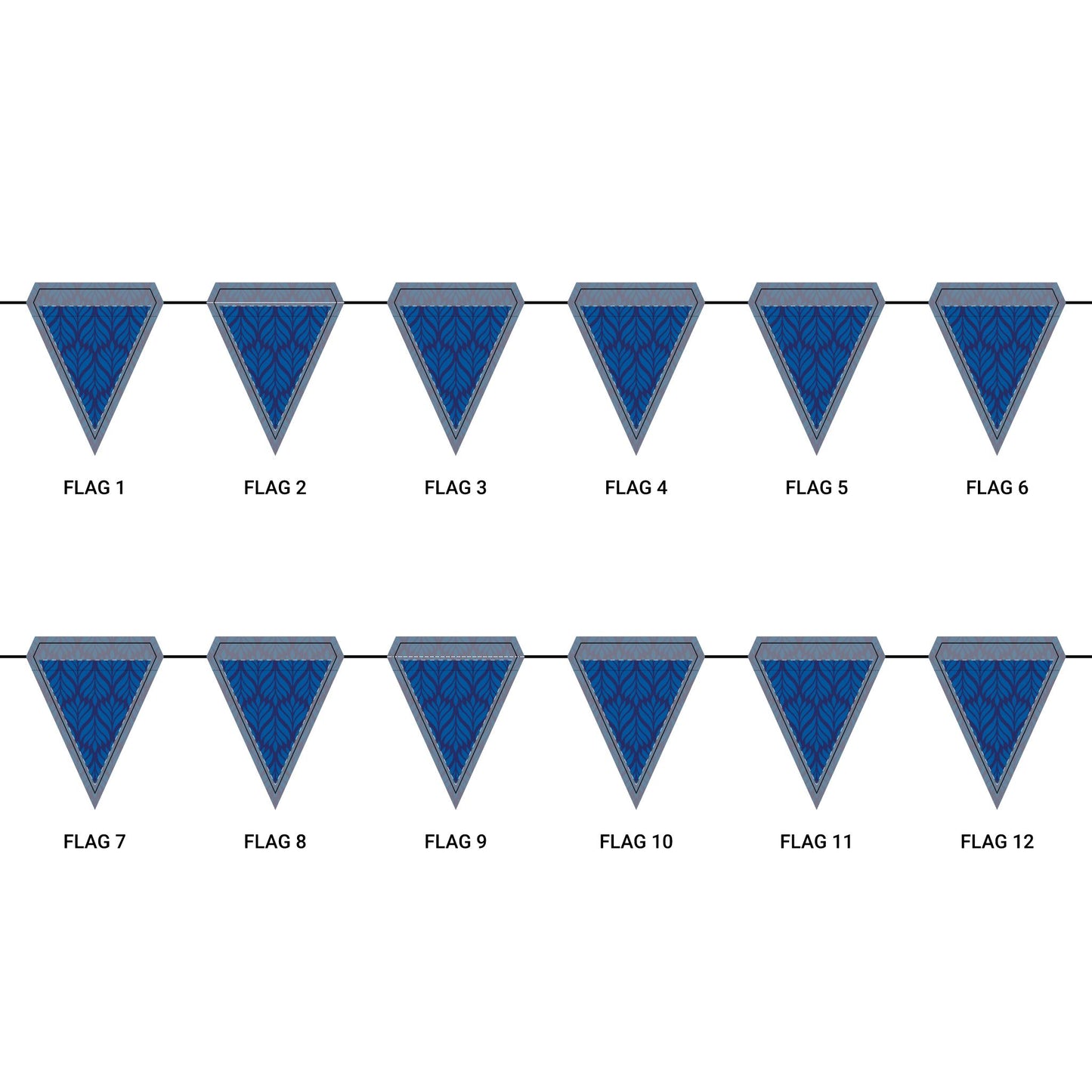 Flag Garland | Durham, North Carolina | Palm