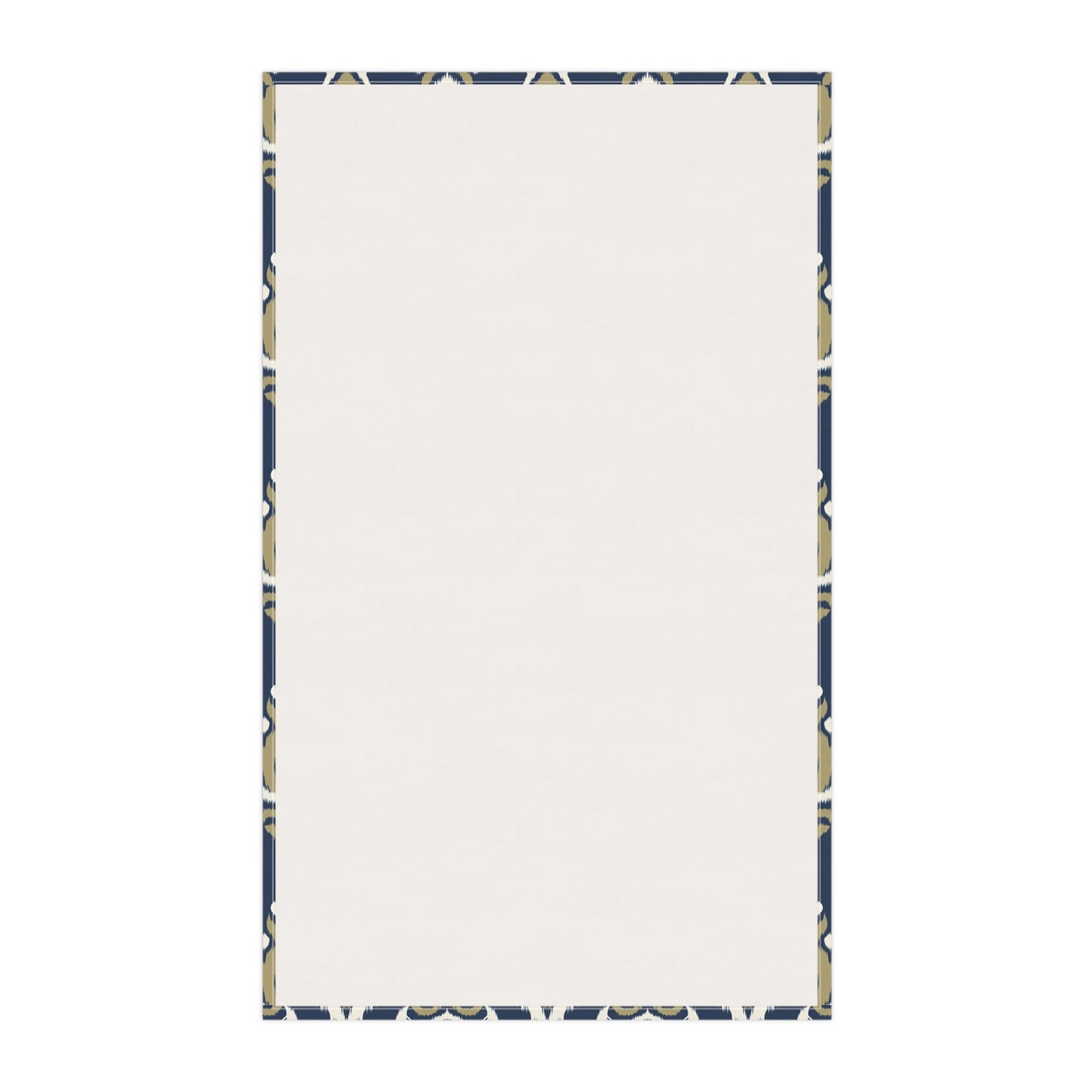 Tea Towel | Blue & Gold | Ikat