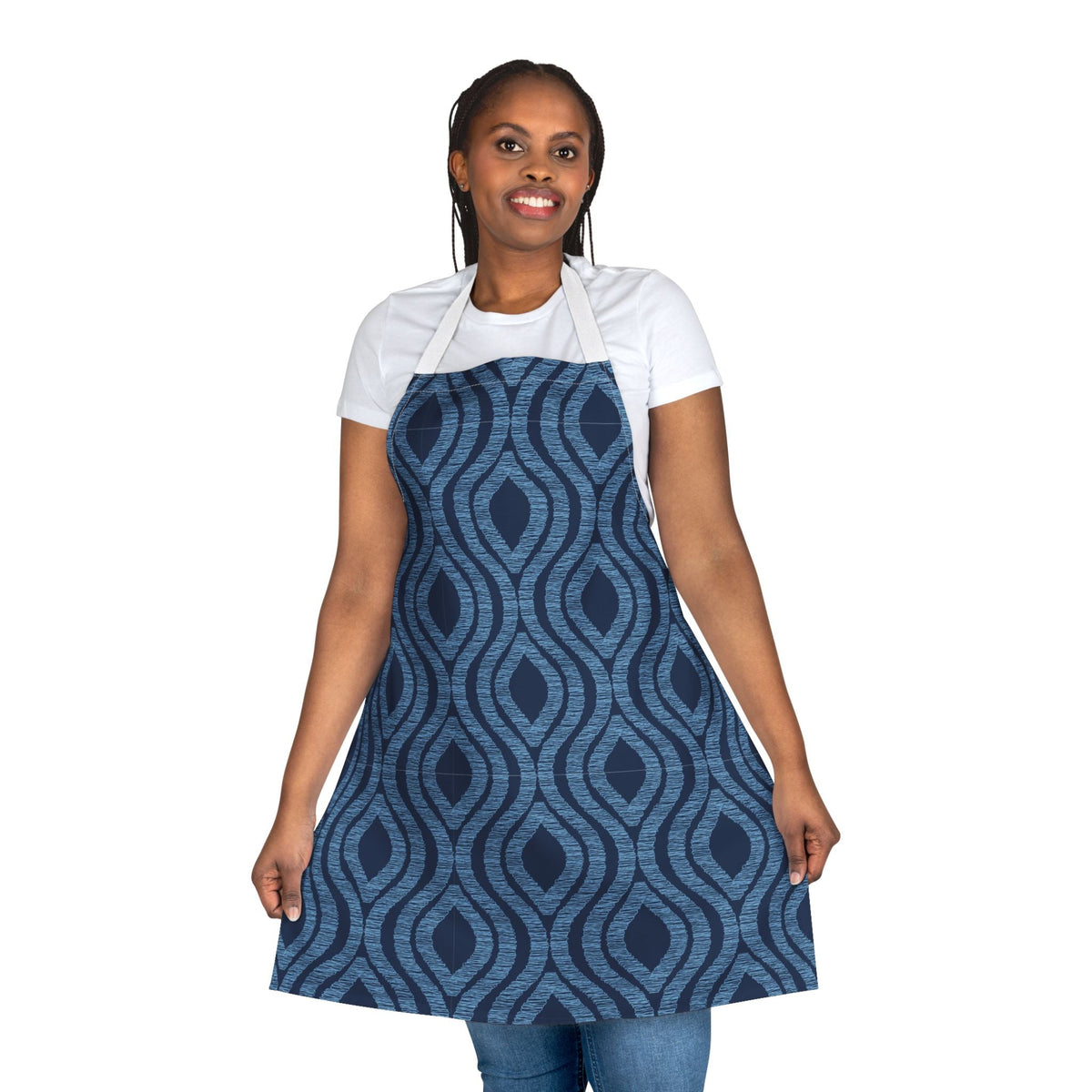 Apron | Light Blue & White | Ogee