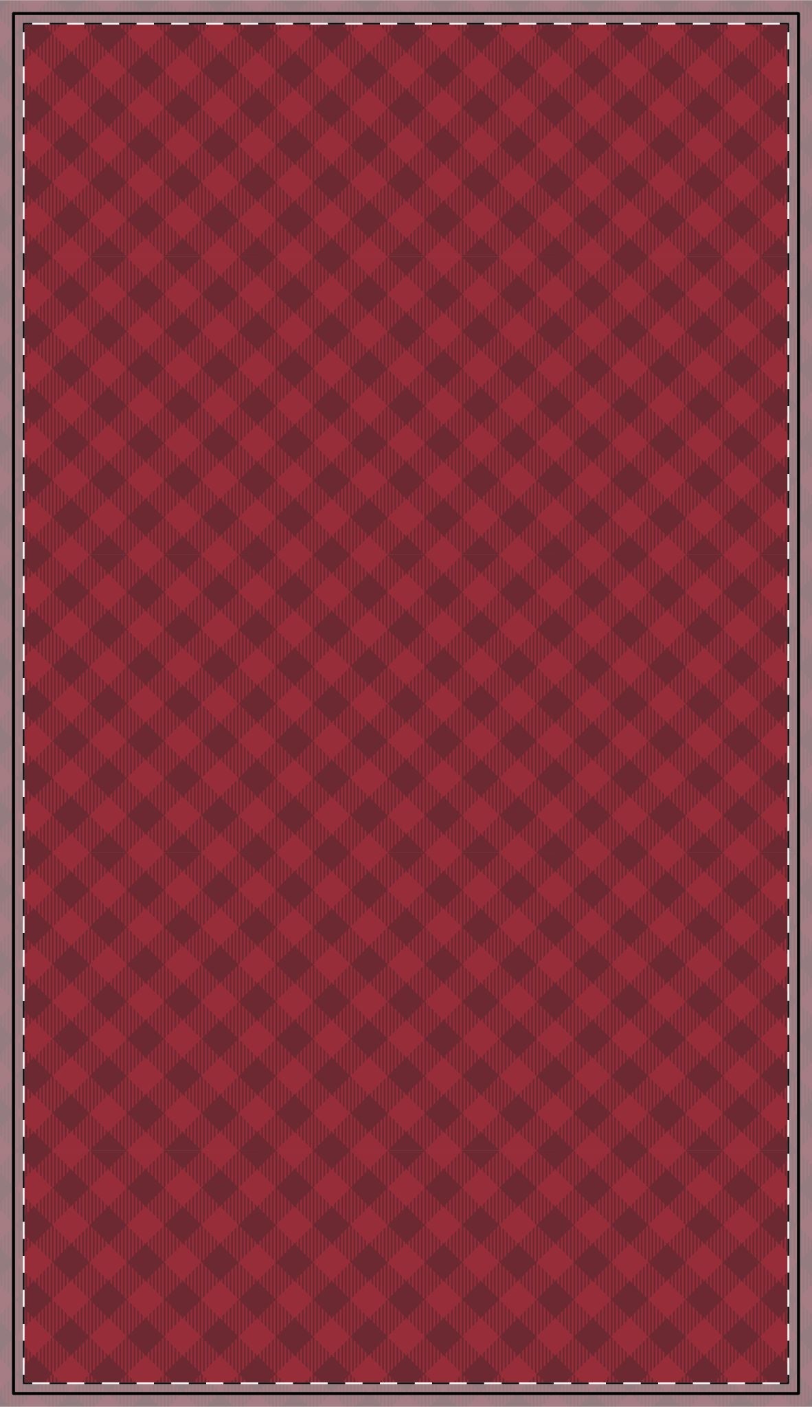 Tablecloth | Maroon & White | Gingham