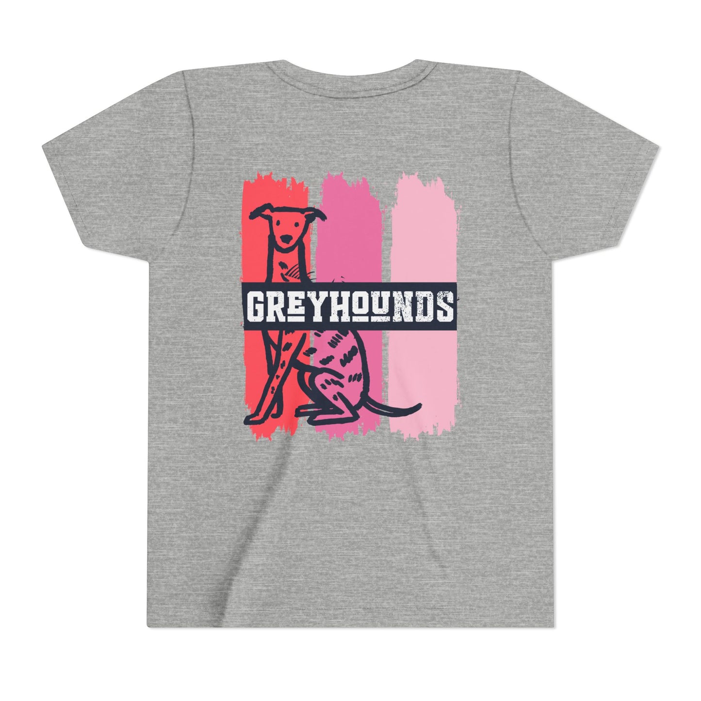Youth Tee | Greyhounds | Pink Paint