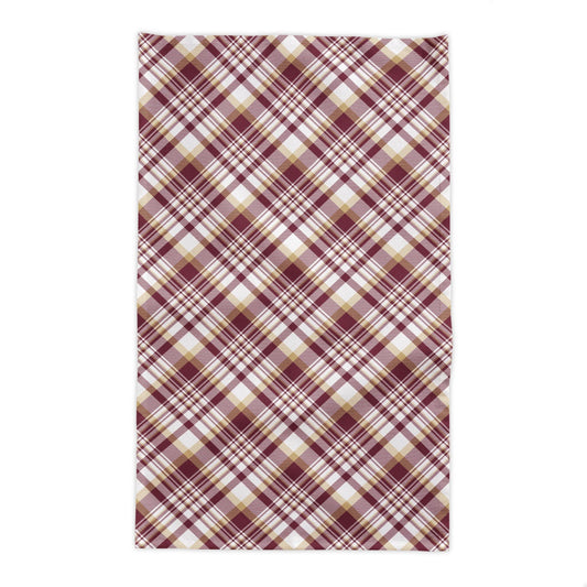Tablecloth | Maroon & Gold | Tartan
