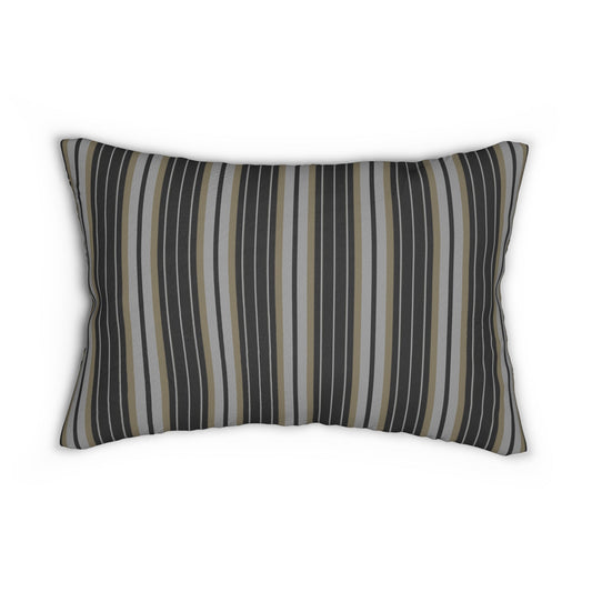 Pillow | Black & Gold | Stripe