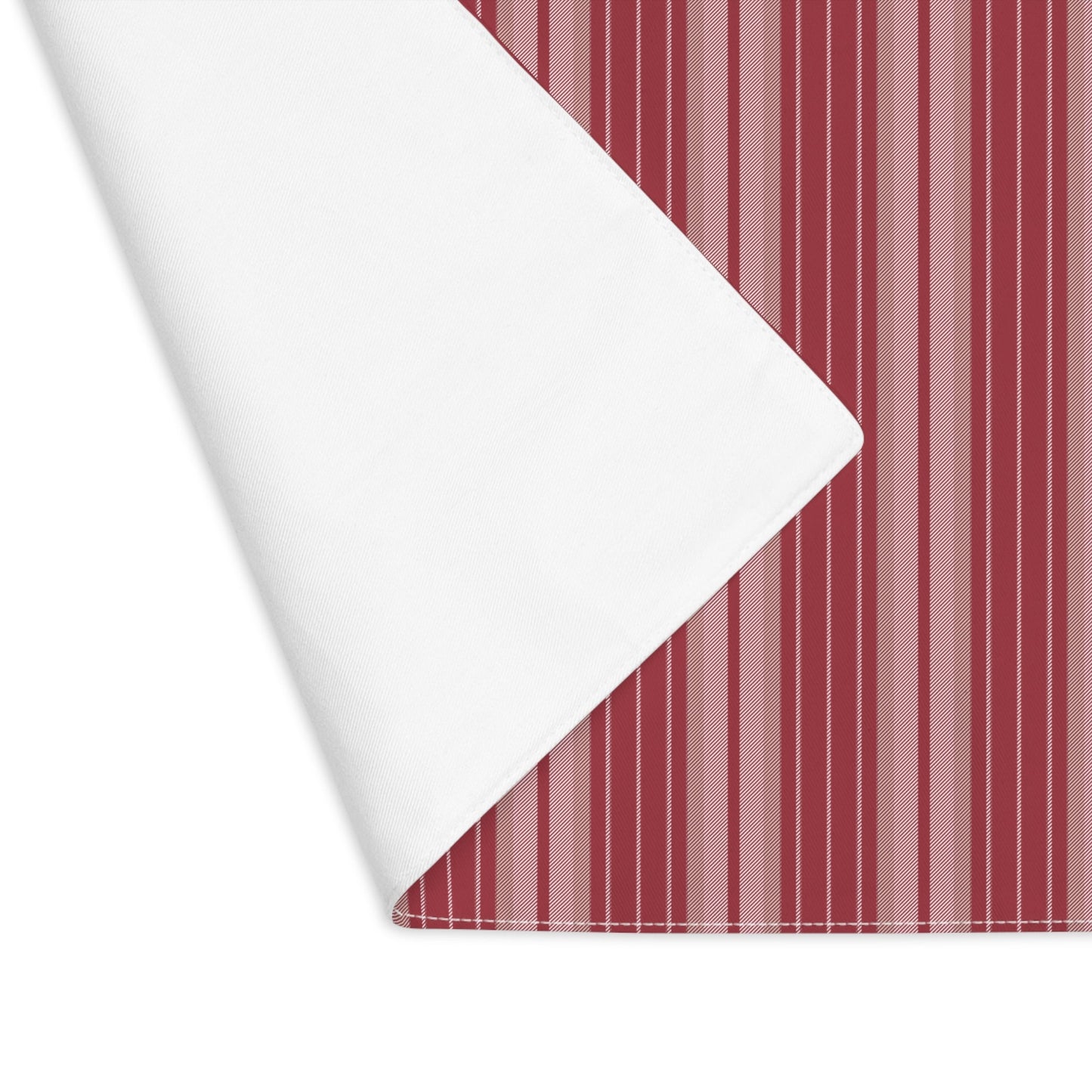 Placemat | Maroon & White | Stripe