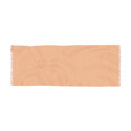 Scarf | Orange & White | Houndstooth