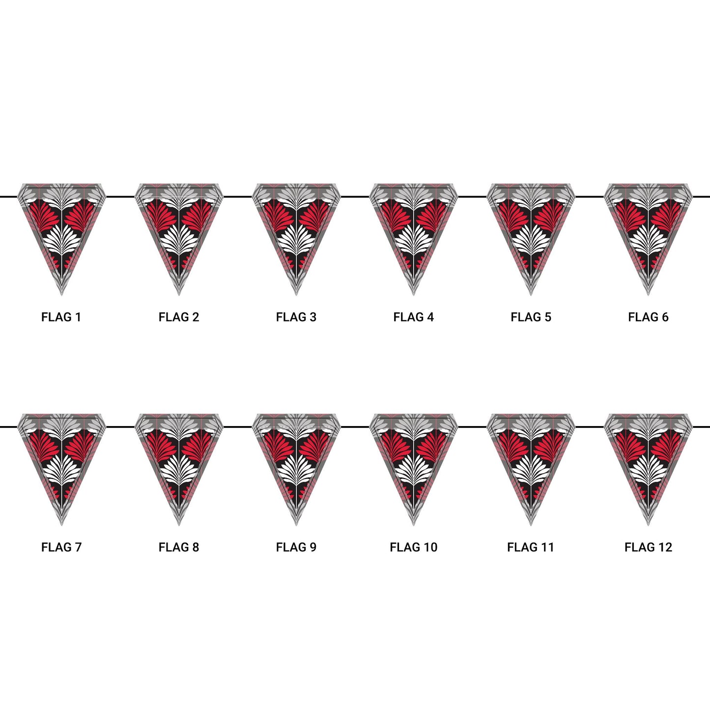 Flag Garland | Raleigh, North Carolina | Deco
