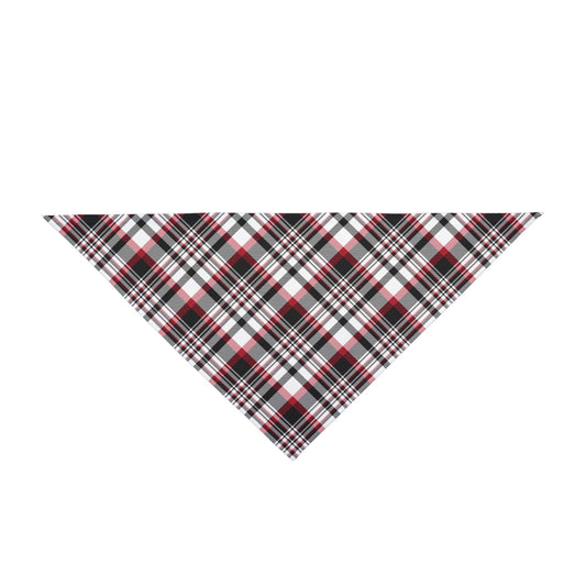 Pet Bandana | Red & Black | Tartan