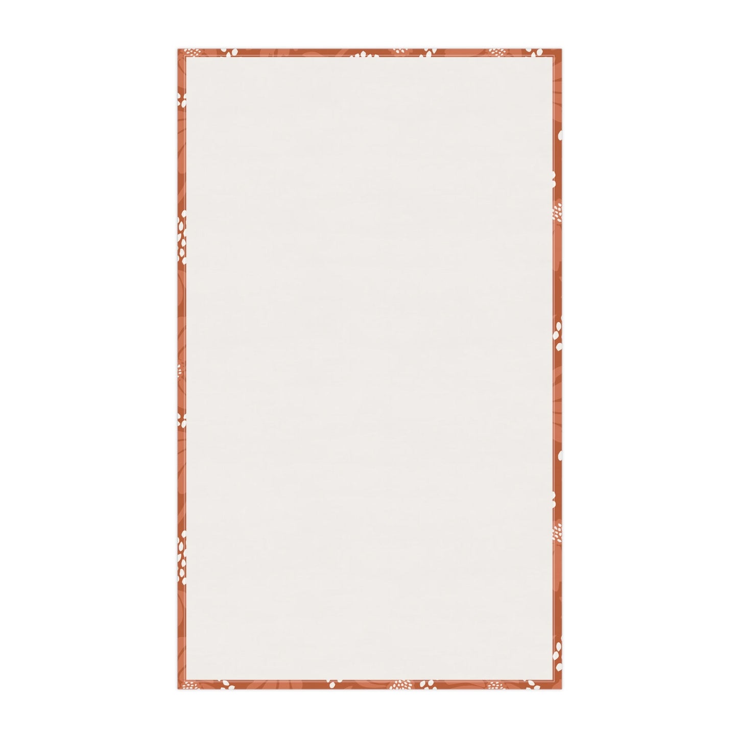 Tea Towels | Dark Orange & White | Bellis