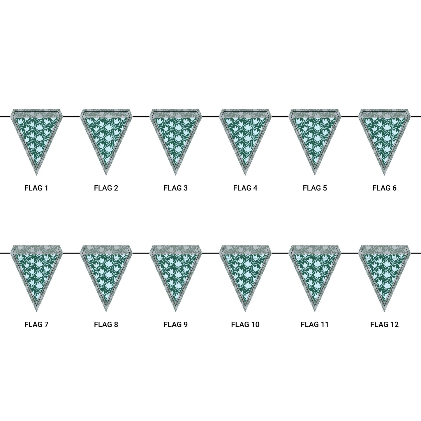 Flag Garland | New Orleans, Louisiana | Magnolia