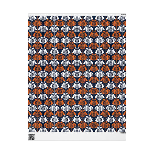 Gift Wrap | Orange & Blue | Deco