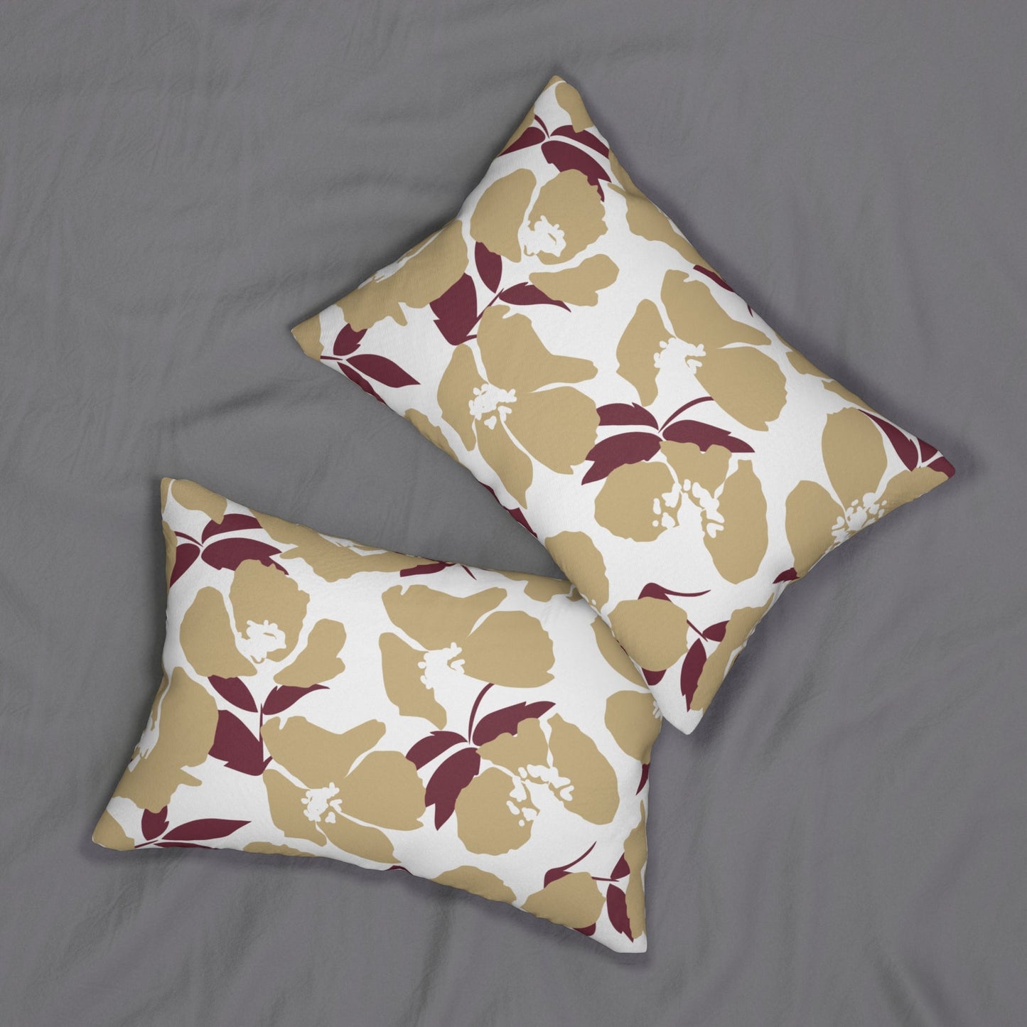 Pillow | Maroon & Gold | Poppy