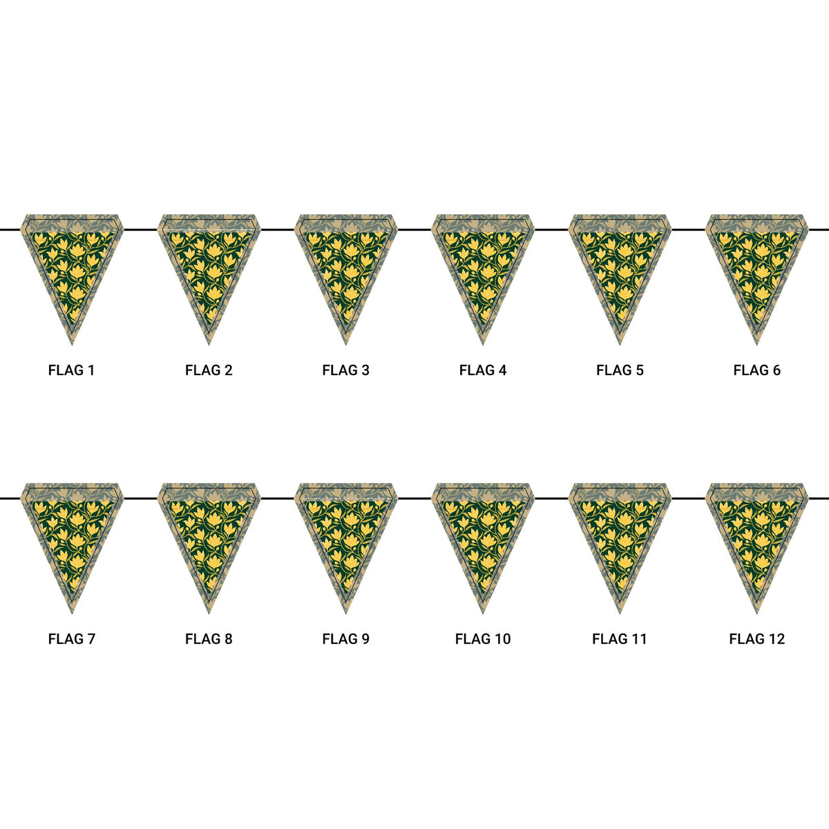 Flag Garland | Fairfax, Virginia | Magnolia