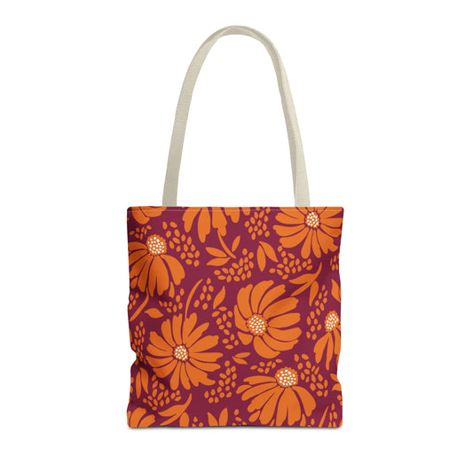 Tote Bags | Maroon & Orange | Bellis