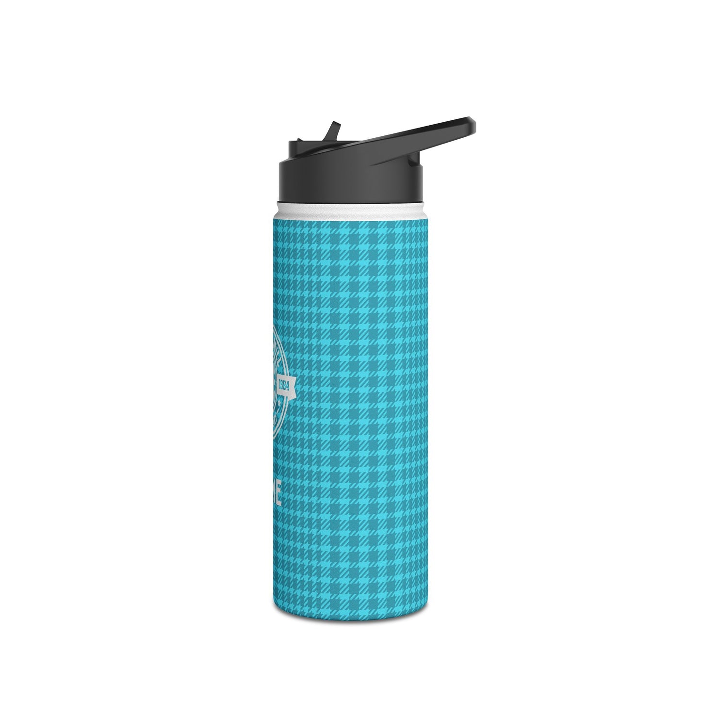 Insulated Water Bottle | Greyhounds | Teal Tartan