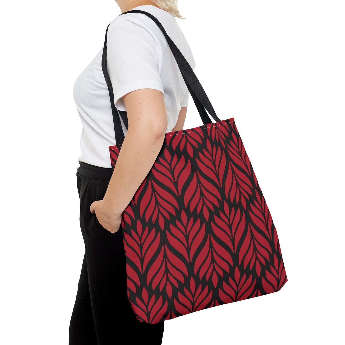 Tote Bag | Red & Black | Palm