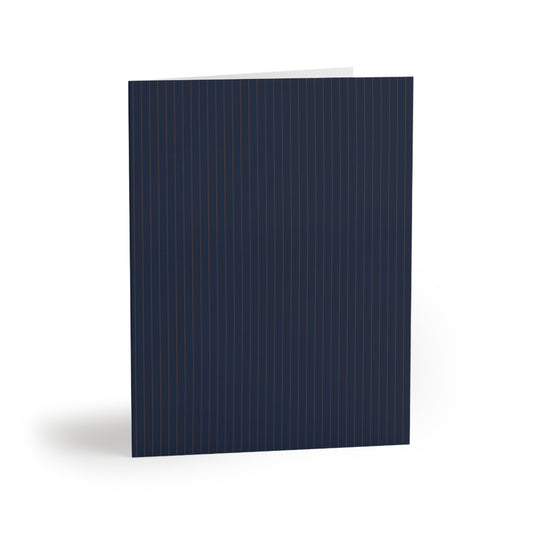 Notecards | Orange & Blue | Pinstripe