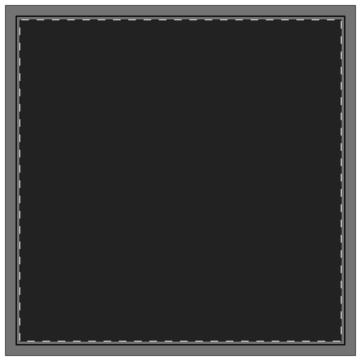 Napkin 4-set | Winston Salem, North Carolina | Dark (Black)