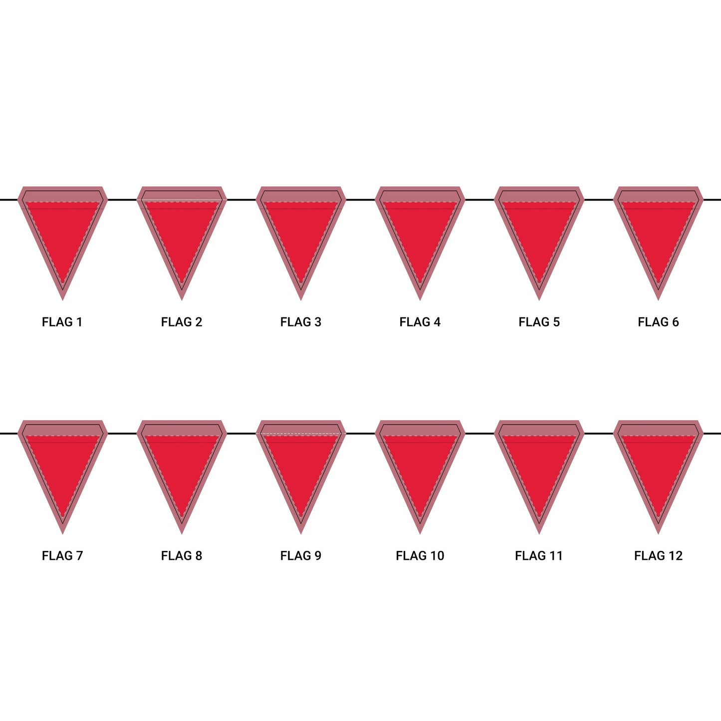 Flag Garland | New Brunswick, New Jersey | Light