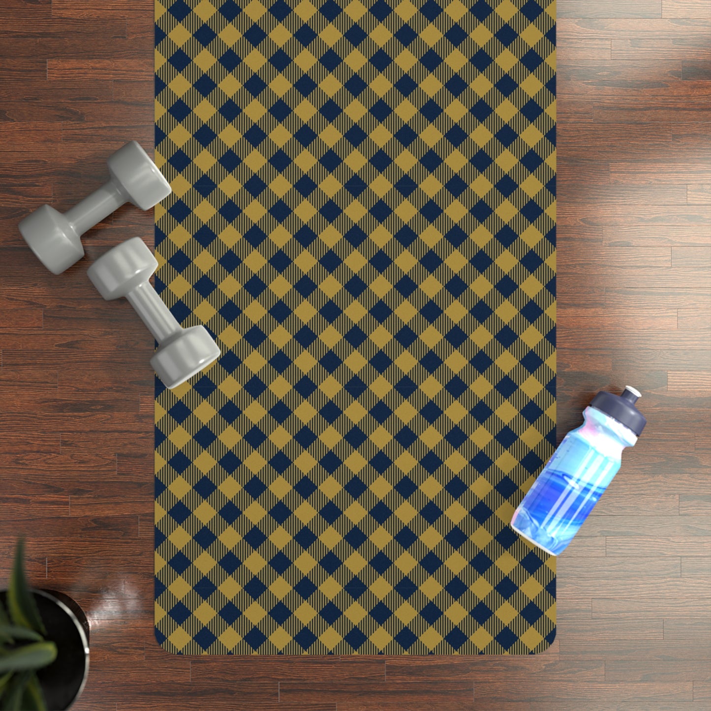 Yoga Mat | Notre Dame, Indiana | Gingham