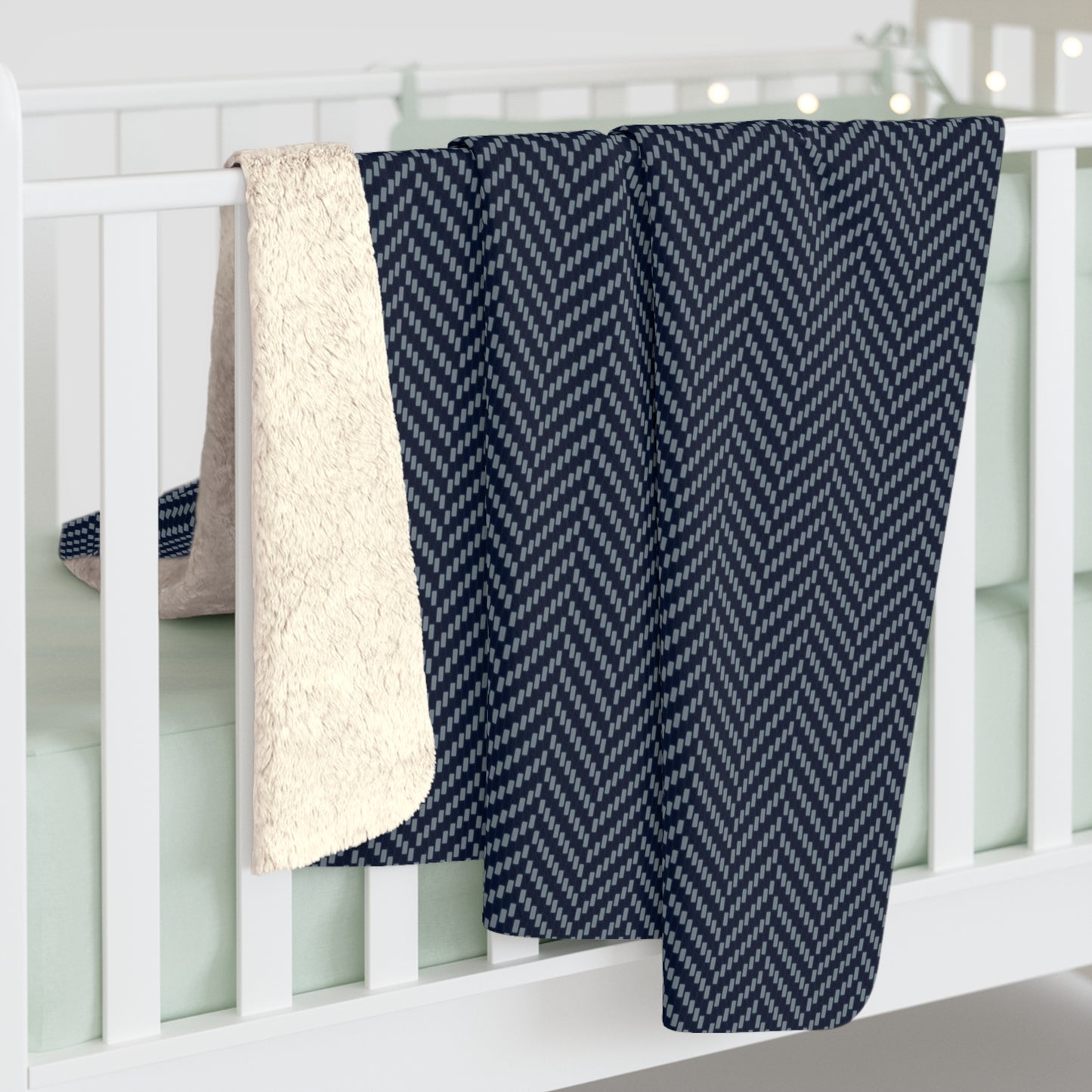 Sherpa Blanket | Storrs, Connecticut | Herringbone