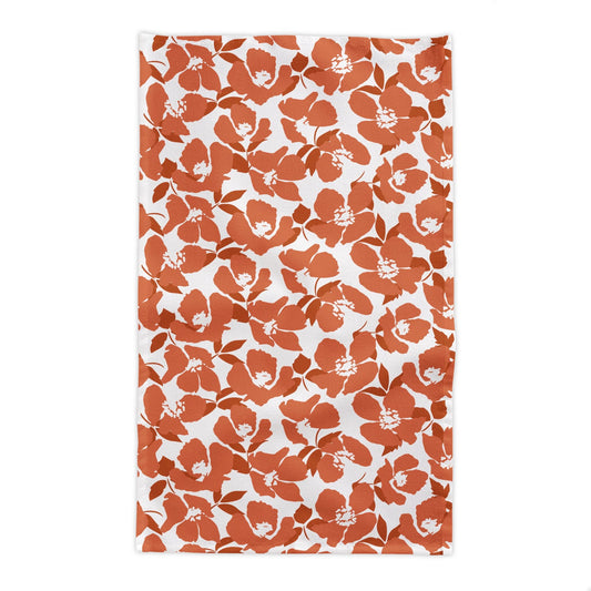 Tablecloth | Dark Orange & White | Poppy