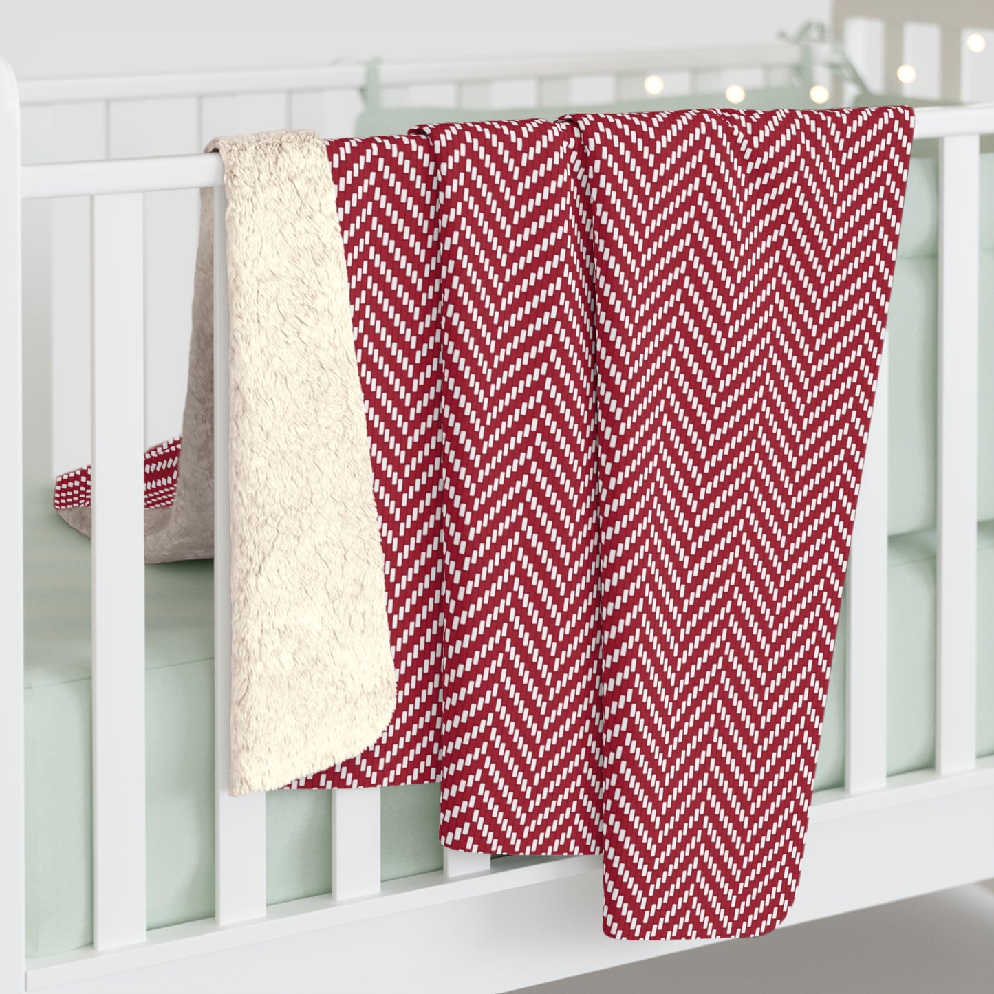 Sherpa Blanket | Bloomington, Indiana | Herringbone