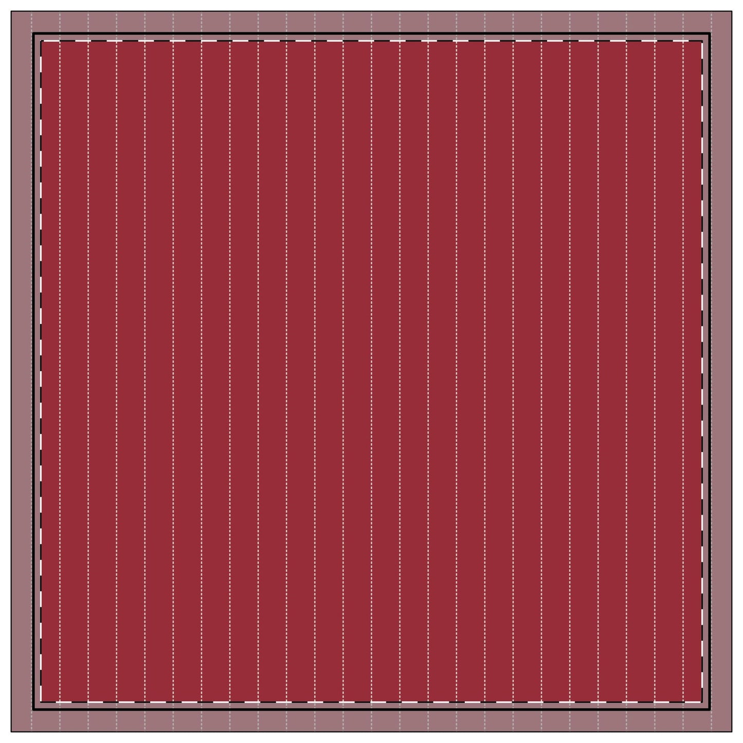 Napkins | Maroon & White | Pinstripe