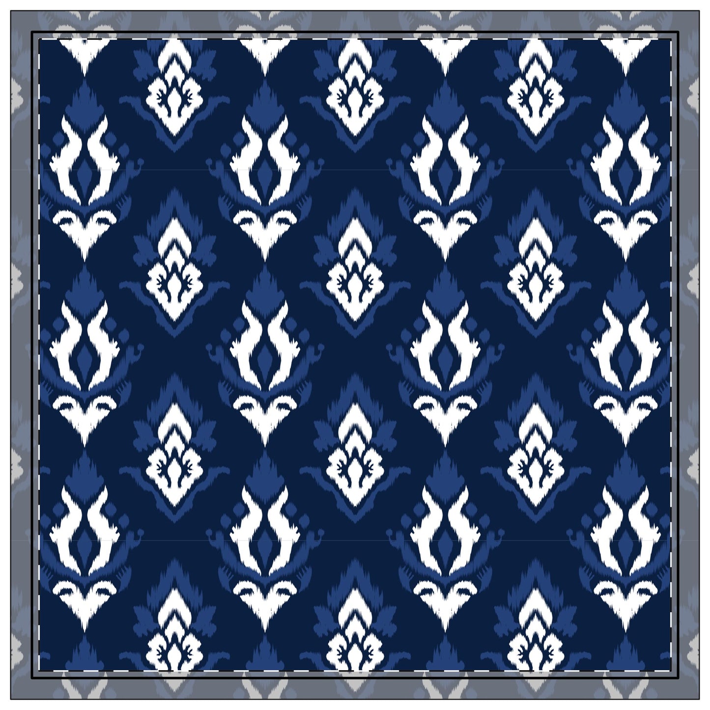 Napkin 4-set | State College, Pennsylvania | Ikat