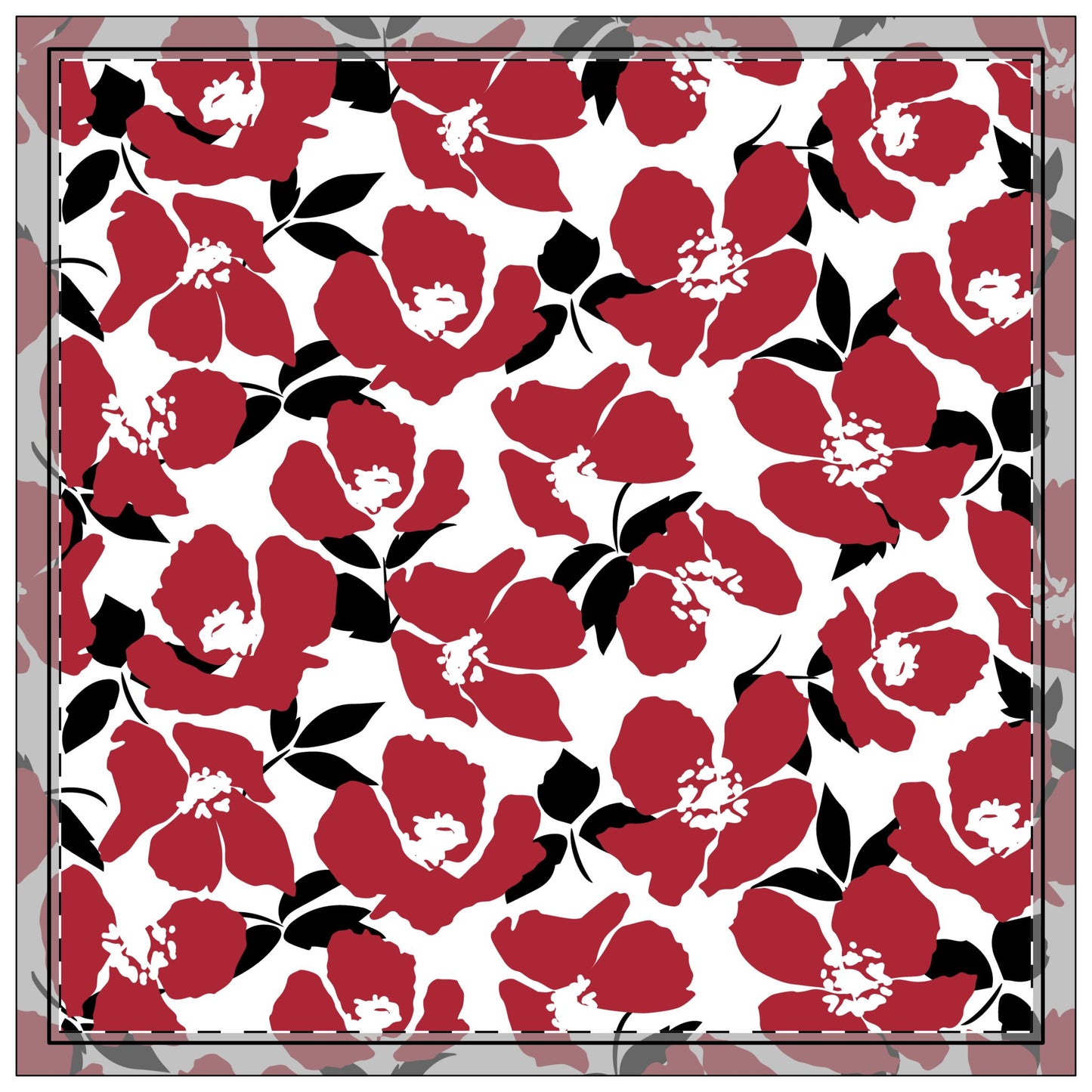 Napkin 4-set | Athens, Georgia | Poppy