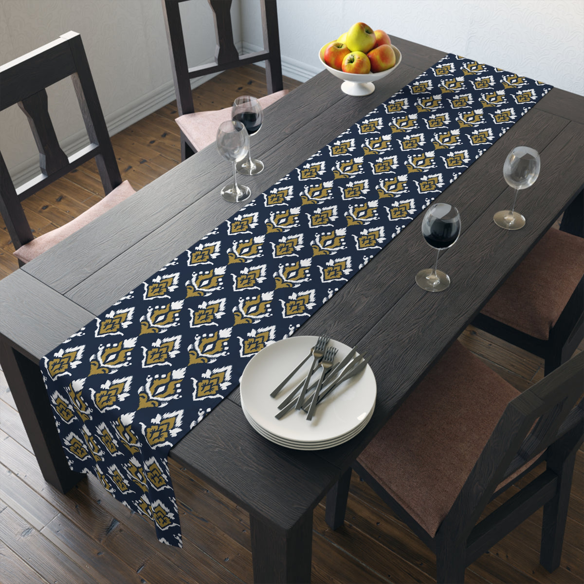 Table Runner | Notre Dame, Indiana | Ikat