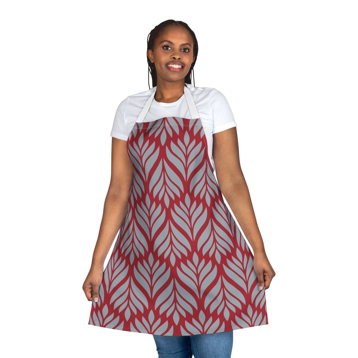 Apron | Red & Gray | Palm