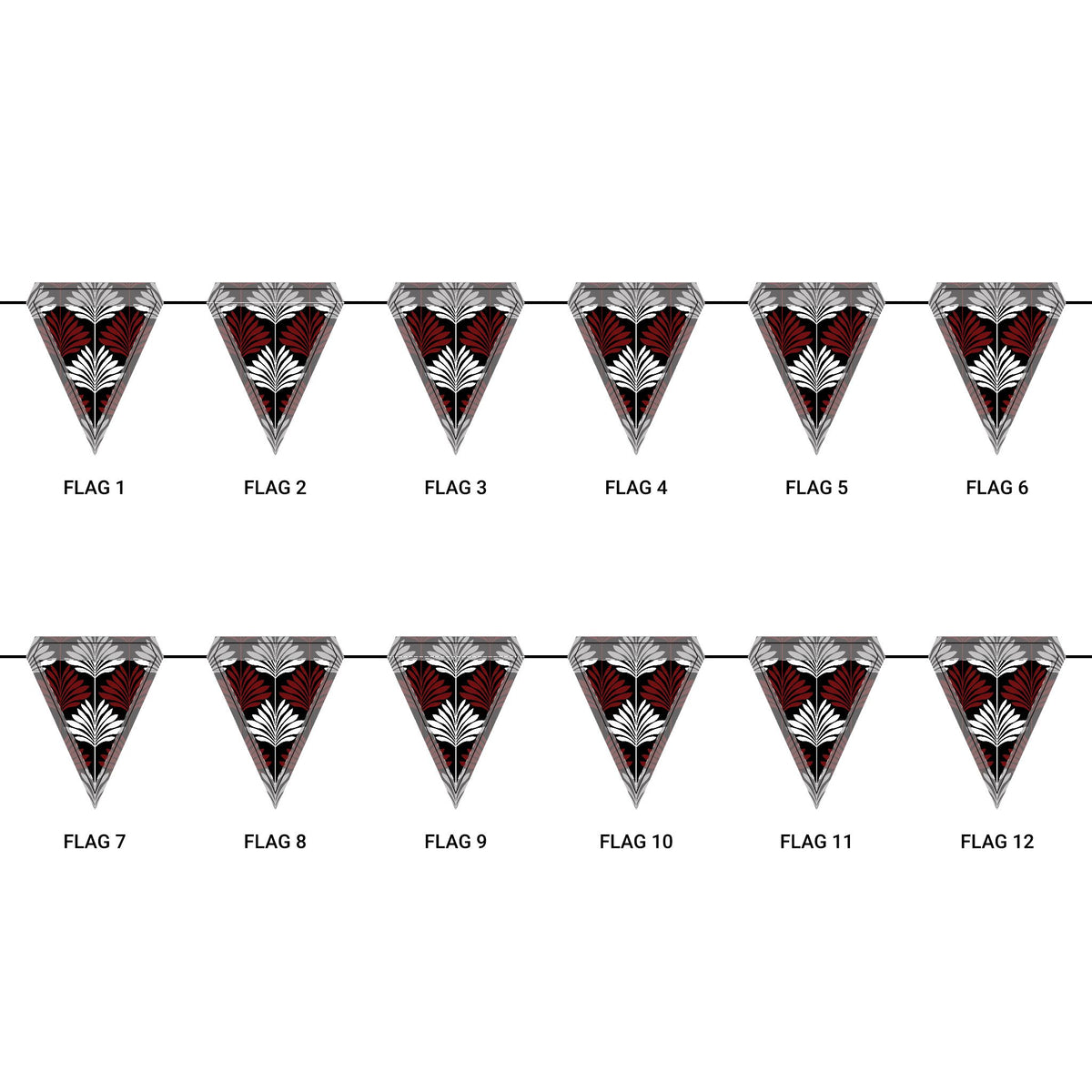 Flag Garland | Columbia, South Carolina | Deco