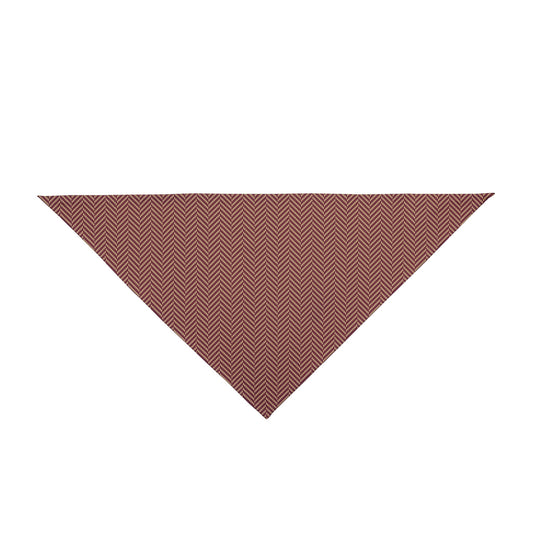 Pet Bandana | Maroon & Gold | Herringbone